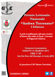 Locandina Premio Torresano I Edizione