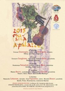 programma concertistico palazzo